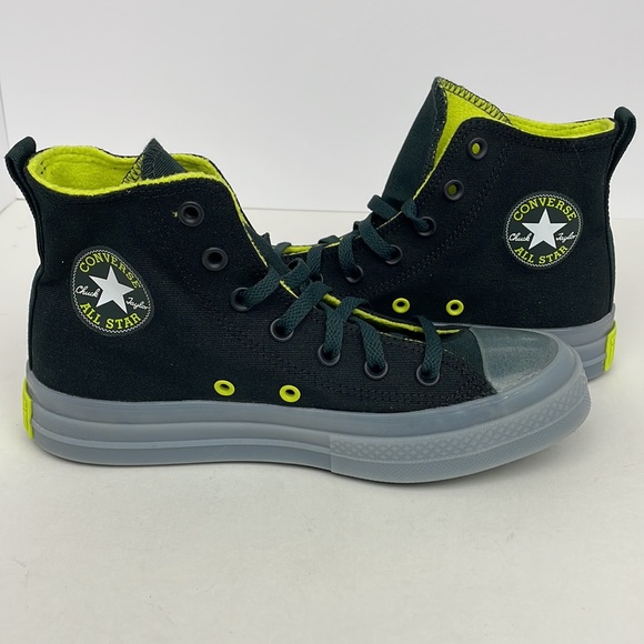 New Unisex Chuck Taylor AllStar Converse Black Converse High Tops Size 8W/6M - Picture 8 of 12
